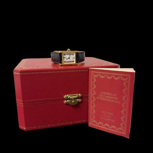 Montre Cartier Tank Vermeil - Montre femme à quartz 58 Facettes MT44304