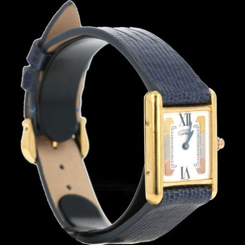 Montre Cartier Tank - Montre vermeil à quartz 58 Facettes MT44931