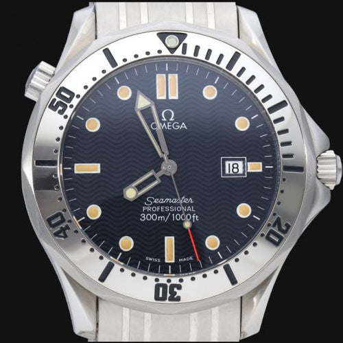 Montre Omega Seamaster Diver 300M - Montre homme quartz 41 mm acier 58 Facettes MT43744