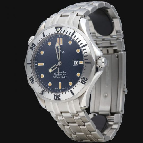Montre Omega Seamaster Diver 300M - Montre homme quartz 41 mm acier 58 Facettes MT43744