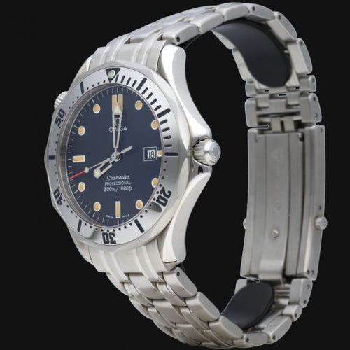 Montre Omega Seamaster Diver 300M - Montre homme quartz 41 mm acier 58 Facettes MT43744