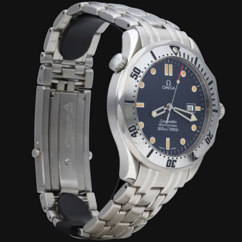 Montre Omega Seamaster Diver 300M - Montre homme quartz 41 mm acier 58 Facettes MT43744