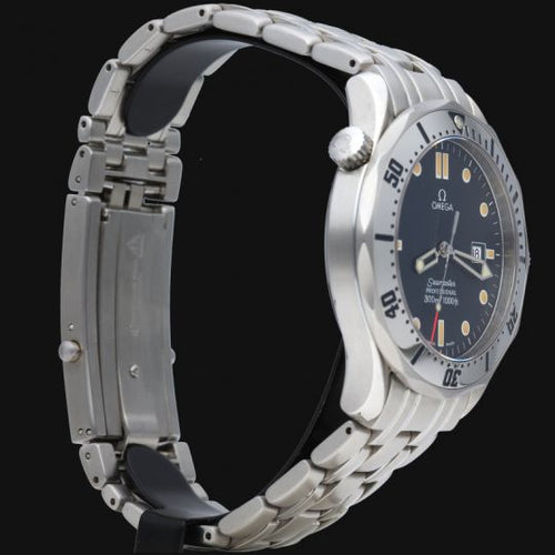 Montre Omega Seamaster Diver 300M - Montre homme quartz 41 mm acier 58 Facettes MT43744