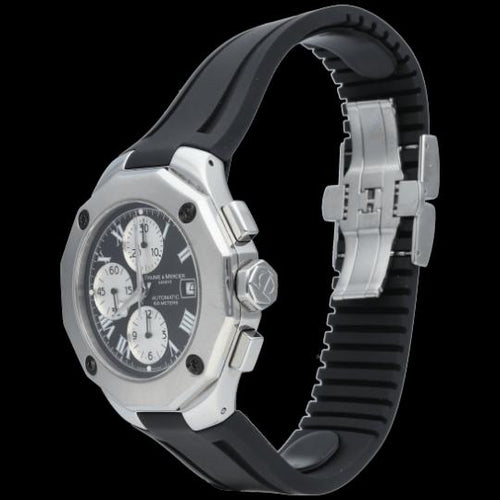 Montre Baume & Mercier Riviera XL - Montre chronographe automatique acier 43 mm 58 Facettes MT44341