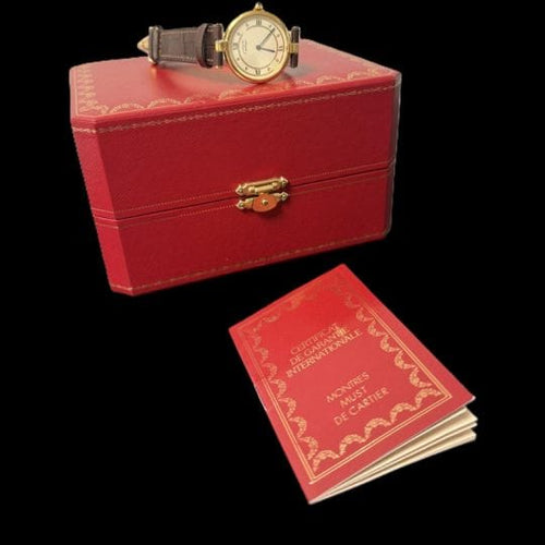 Montre Cartier Must de Cartier Vermeil - Montre quartz femme 30 mm 58 Facettes MT41213