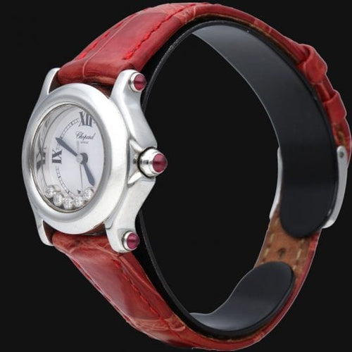 Montre Chopard Happy Sport Mini - Montre femme en acier quartz 26 mm 58 Facettes MT43560