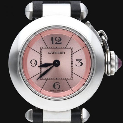 Montre Cartier Pasha - Montre femme PM 27 mm quartz en acier 58 Facettes MT44288