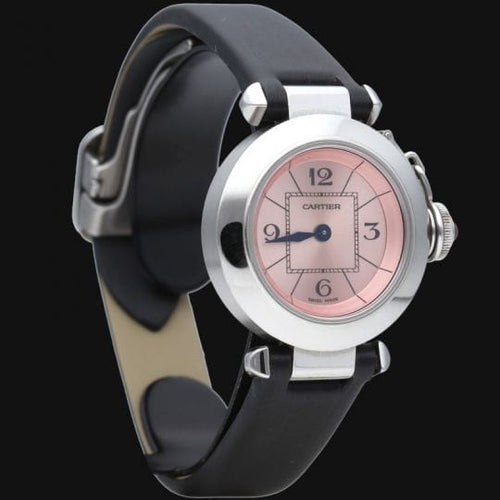 Montre Cartier Pasha - Montre femme PM 27 mm quartz en acier 58 Facettes MT44288