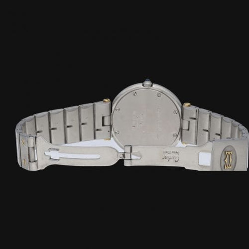 Montre Cartier Santos Galbée - Montre ronde femme en or jaune et acier 58 Facettes MT44410