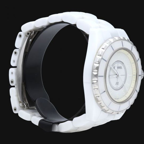 Montre Chanel J12 - Montre femme 33 mm en céramique blanche 58 Facettes MT44249