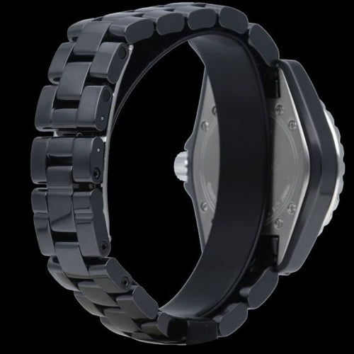 Montre Chanel J12 - Montre en céramique noire à quartz 33 mm 58 Facettes MT42779