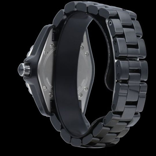 Montre Chanel J12 - Montre en céramique noire à quartz 33 mm 58 Facettes MT42779