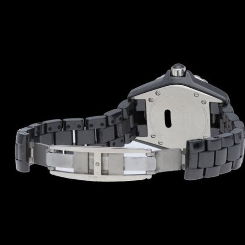 Montre Chanel J12 - Montre en céramique noire à quartz 33 mm 58 Facettes MT42779