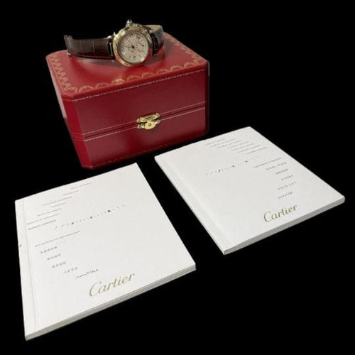 Montre Cartier Pasha - Montre réserve de marche en or jaune et acier 58 Facettes MT44438