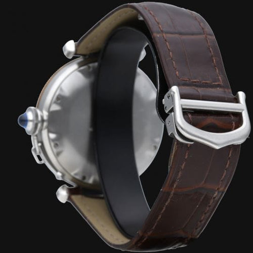 Montre Cartier Pasha - Montre réserve de marche en or jaune et acier 58 Facettes MT44438