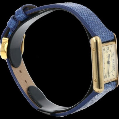 Montre Cartier Tank Vermeil - Montre femme à mouvement manuel 58 Facettes MT44882