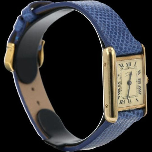 Montre Cartier Tank Vermeil - Montre femme à mouvement manuel 58 Facettes MT44882
