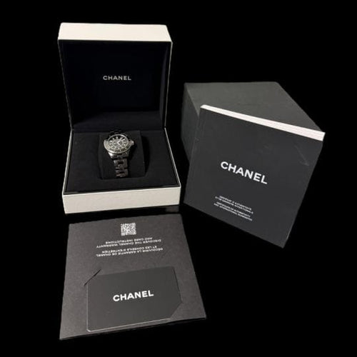 Montre Chanel J12 - Montre automatique 33 mm en céramique noire 58 Facettes MT44920