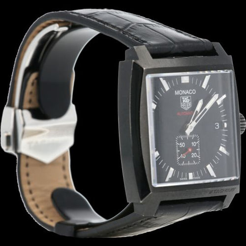Montre TAG Heuer Monaco - Montre automatique Calibre 16 en acier 58 Facettes MT43533