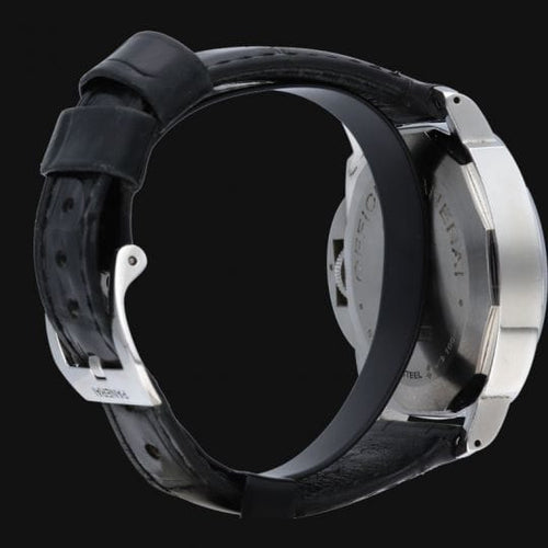 Montre Panerai Luminor Marina Logo - Montre homme 44 mm en acier 58 Facettes MT44612
