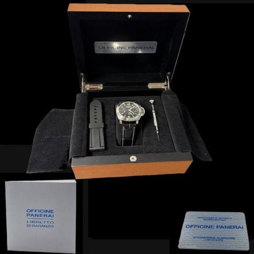 Montre Panerai Luminor - Montre homme Power Reserve 44 mm en acier 58 Facettes MT44587