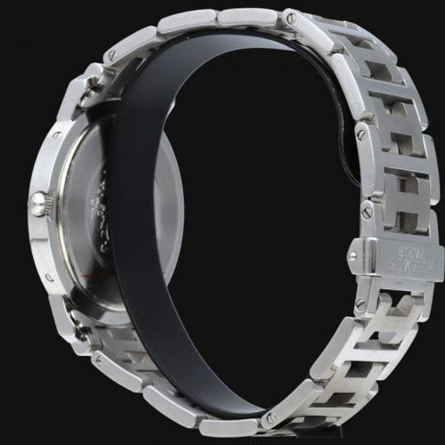 Montre Hermès Clipper - Montre femme en acier, quartz 36 mm 58 Facettes MT44637