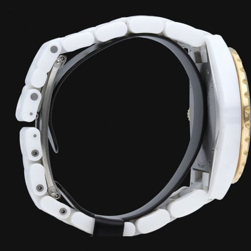 Montre Chanel J12 - Montre 38 mm en céramique avec cadran diamants 58 Facettes MT44652