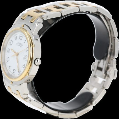 Montre Hermès Clipper - Montre chronographe Diver en or jaune et acier 58 Facettes MT44633