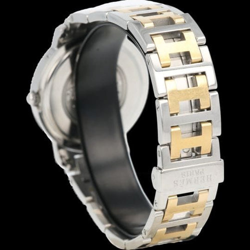 Montre Hermès Clipper - Montre chronographe Diver en or jaune et acier 58 Facettes MT44633