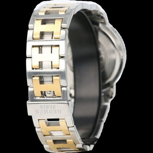 Montre Hermès Clipper - Montre chronographe Diver en or jaune et acier 58 Facettes MT44633