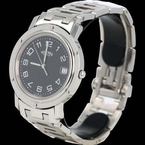 Montre Hermès Clipper - Montre femme à quartz en acier 58 Facettes MT44639