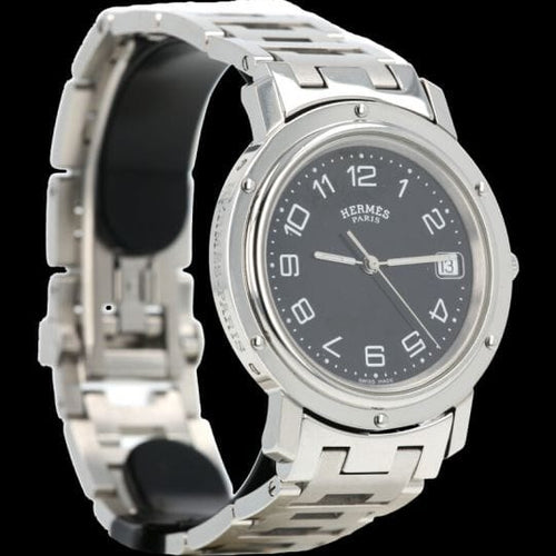 Montre Hermès Clipper - Montre femme à quartz en acier 58 Facettes MT44639