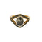 Bague 55 Bague or jaune, diamant noir 58 Facettes 240334