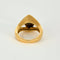 Bague 55 Bague or jaune, diamant noir 58 Facettes 240334