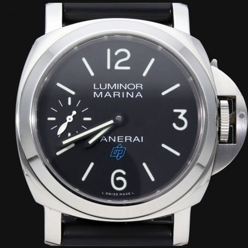 Montre Panerai Luminor Marina Logo - Montre homme en acier 44 mm 58 Facettes MT44613