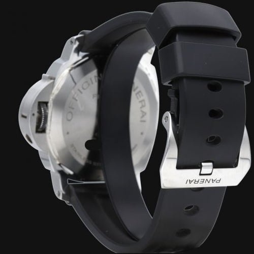 Montre Panerai Luminor Marina Logo - Montre homme en acier 44 mm 58 Facettes MT44613