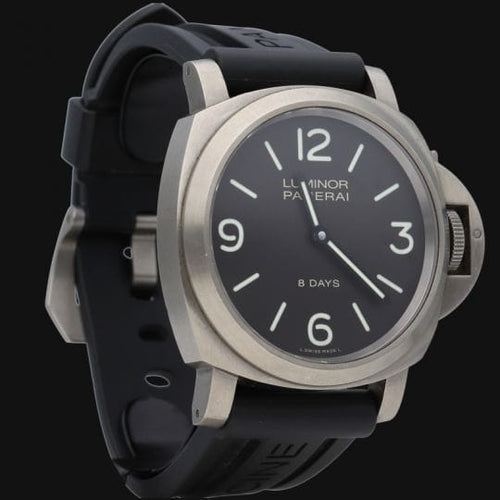 Montre Panerai Luminor Base 8 Days - Montre homme 44 mm acier 58 Facettes MT44608