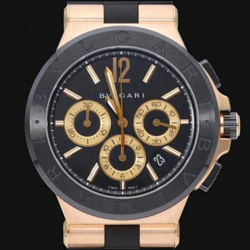 Montre Bulgari Diagono - Montre automatique homme 42 mm en or jaune 58 Facettes MT44807