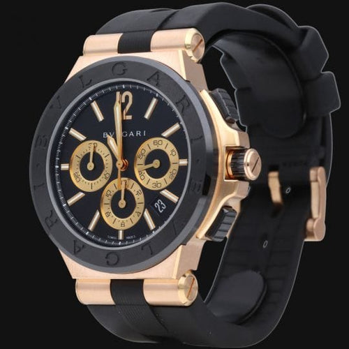 Montre Bulgari Diagono - Montre automatique homme 42 mm en or jaune 58 Facettes MT44807