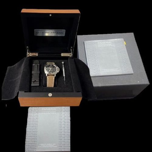 Montre Panerai Luminor Marina 1950 3 jours - Montre homme 44 mm en acier 58 Facettes MT44600