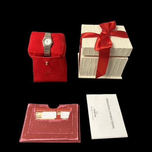 Montre Omega Constellation Mini - Montre femme en or jaune 18 K et acier 58 Facettes MT44491