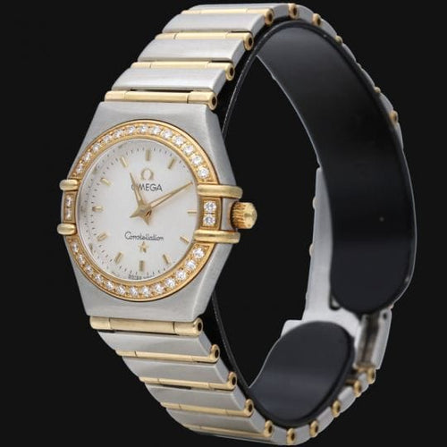 Montre Omega Constellation Mini - Montre femme en or jaune 18 K et acier 58 Facettes MT44491