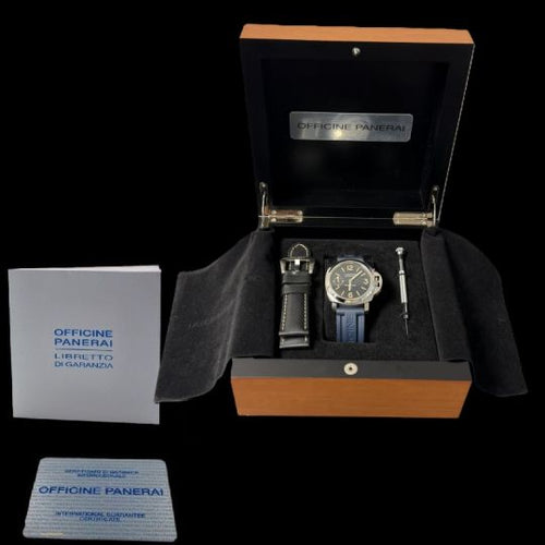 Montre Panerai Luminor Marina - Montre homme en acier 44 mm 58 Facettes MT44609
