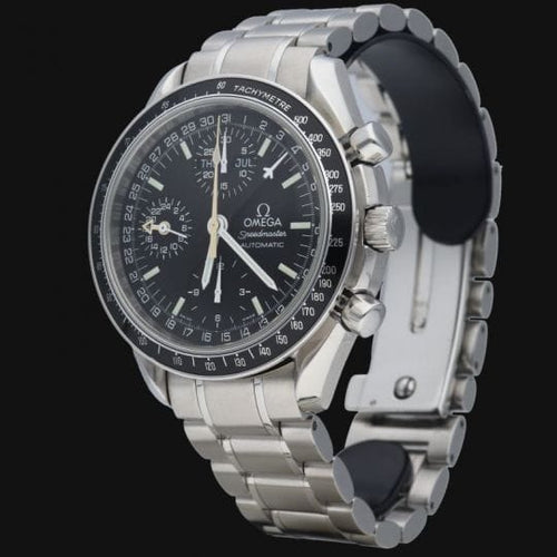 Montre Omega Speedmaster - Montre chronographe Day-Date en acier 39 mm 58 Facettes MT44720