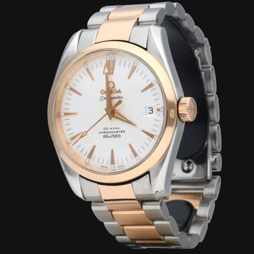 Montre Omega Seamaster Aqua Terra Co-Axial - Montre femme 36 mm or rose et acier 58 Facettes MT41620