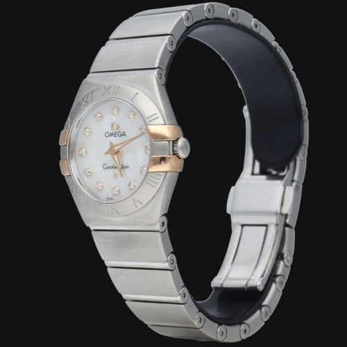Montre Omega Constellation - Montre femme 24 mm en or rose et acier 58 Facettes MT44815