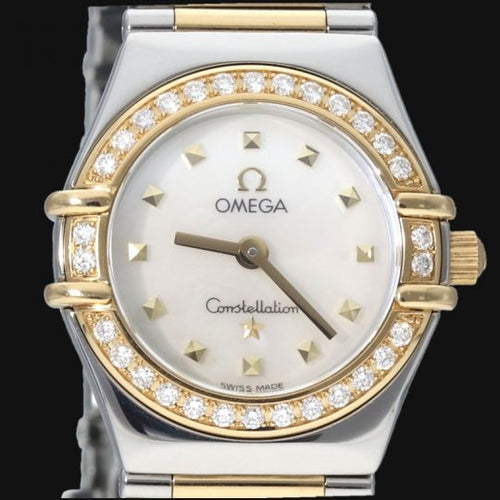 Montre Omega Constellation Mini - Montre femme quartz en or jaune et acier 58 Facettes MT44490