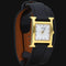 Montre Hermès Heure H - Montre femme quartz en plaqué or 58 Facettes MT43498