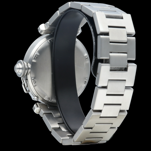 Montre Cartier Pasha - Montre Pasha C automatique 35 mm en acier 58 Facettes MT44578