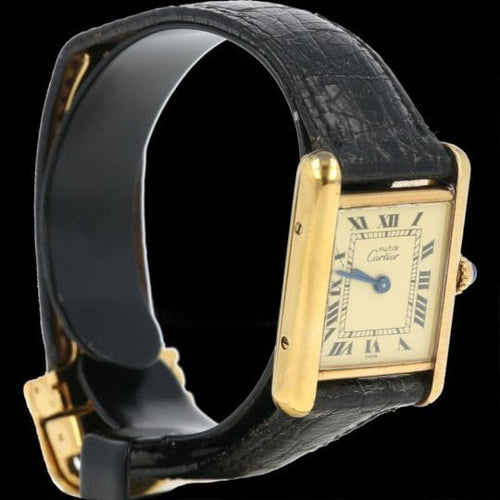 Montre Cartier Must de Cartier - Montre Tank Vermeil à quartz 58 Facettes MT43338